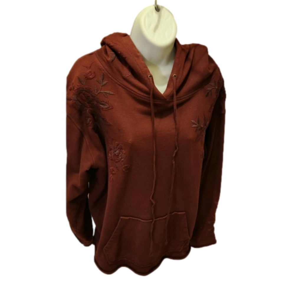 Johnny Was Ember hoodie and Ember leggings,  color mahogany